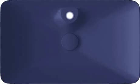כיור מונח מלבני עם חור ברז, 39.5x64.4 ס״מ 6