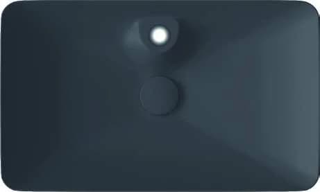 כיור מונח מלבני עם חור ברז, 39.5x64.4 ס״מ 9