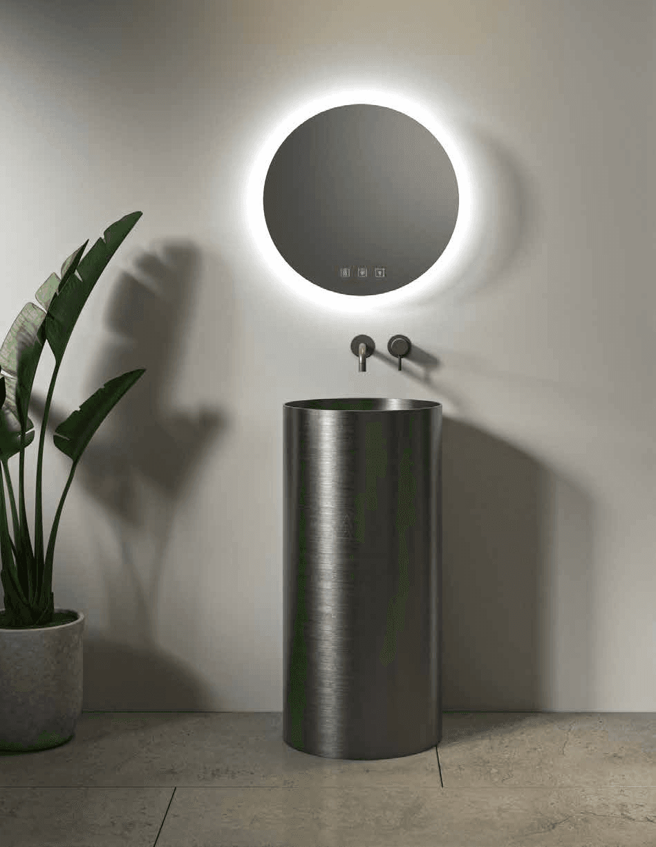 כיור brushed metallic grey, מק״ט 12342810