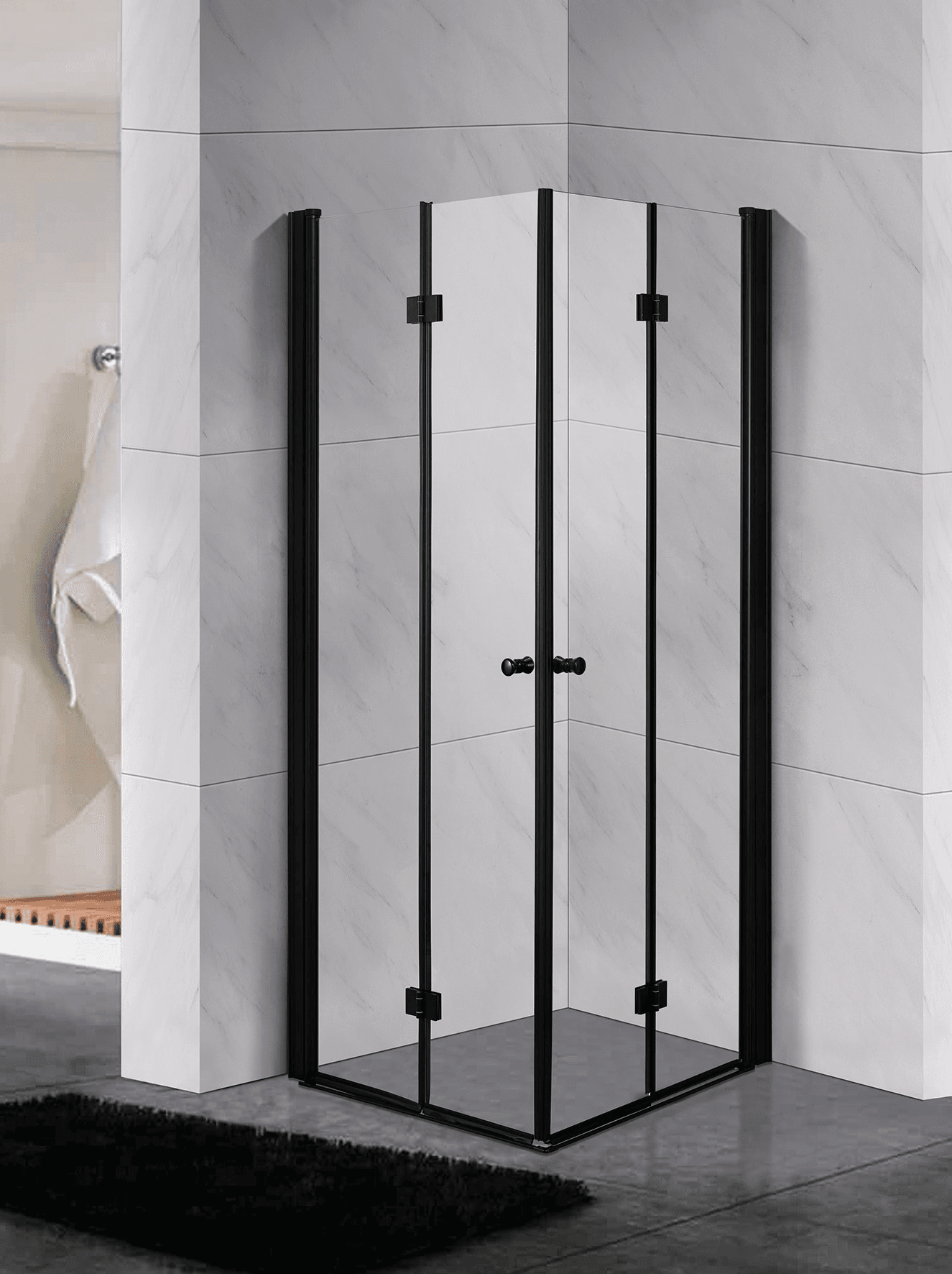 shower cabins זכוכית שקופה