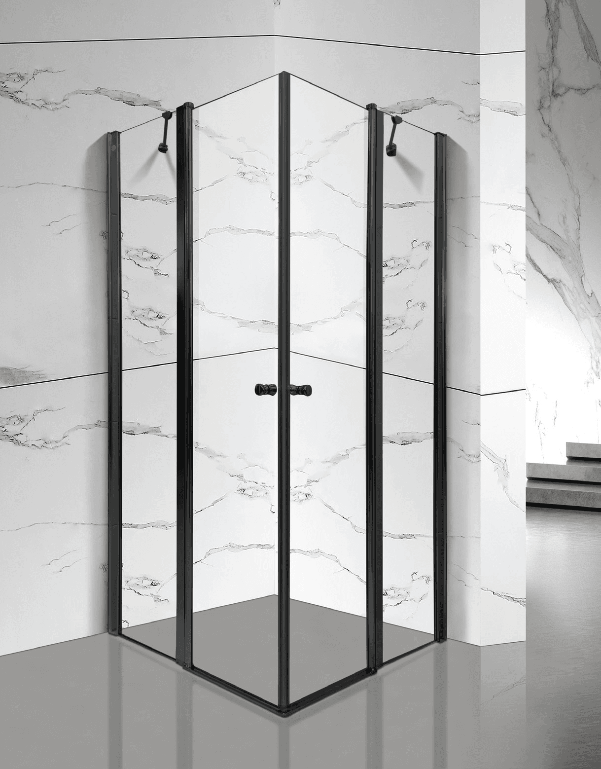 shower cabins זכוכית שקופה 1