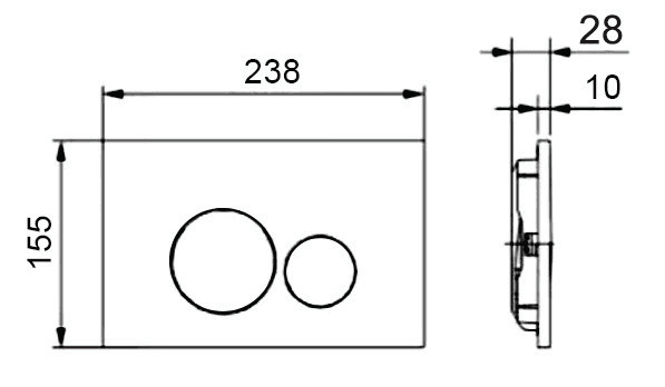 flush buttons מט 3