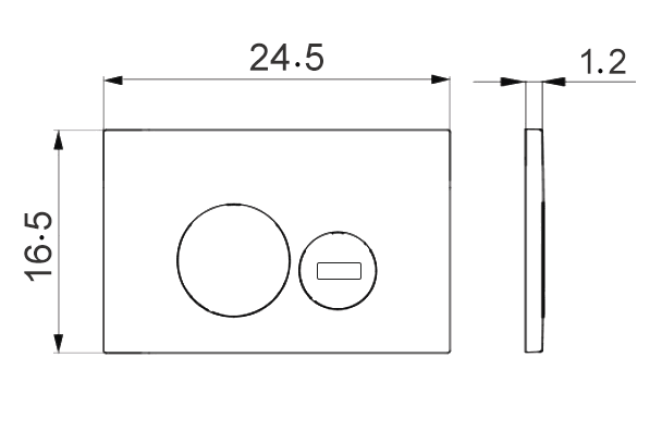 flush buttons מט 3