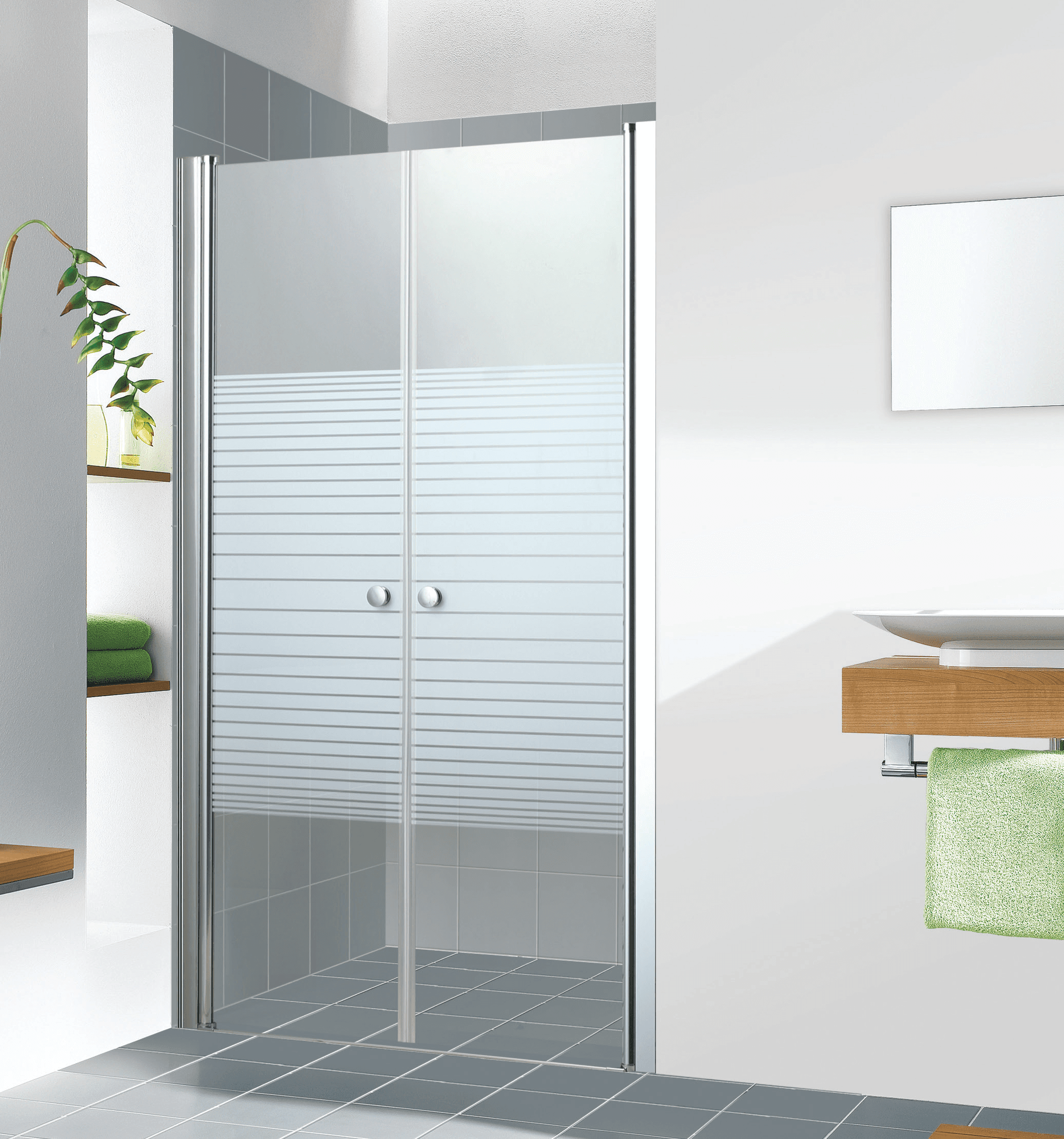 shower cabins זכוכית שקופה 1