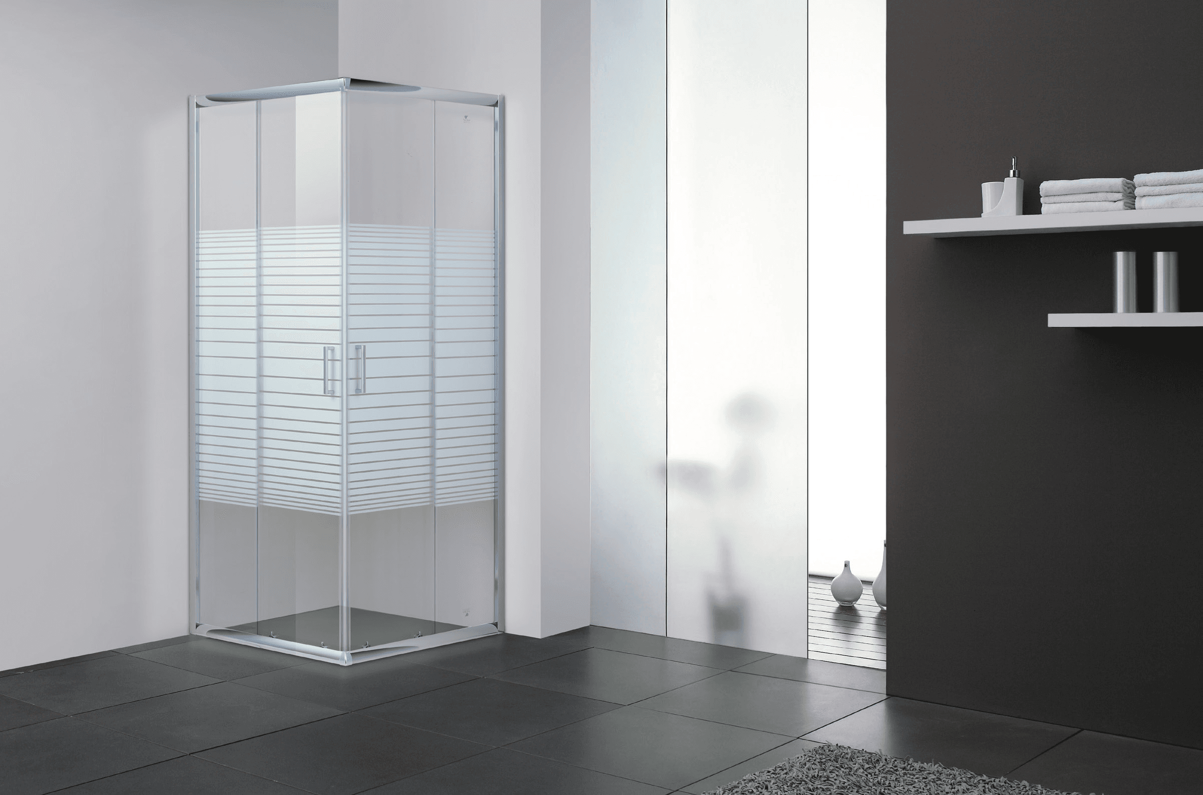 shower cabins זכוכית שקופה 1