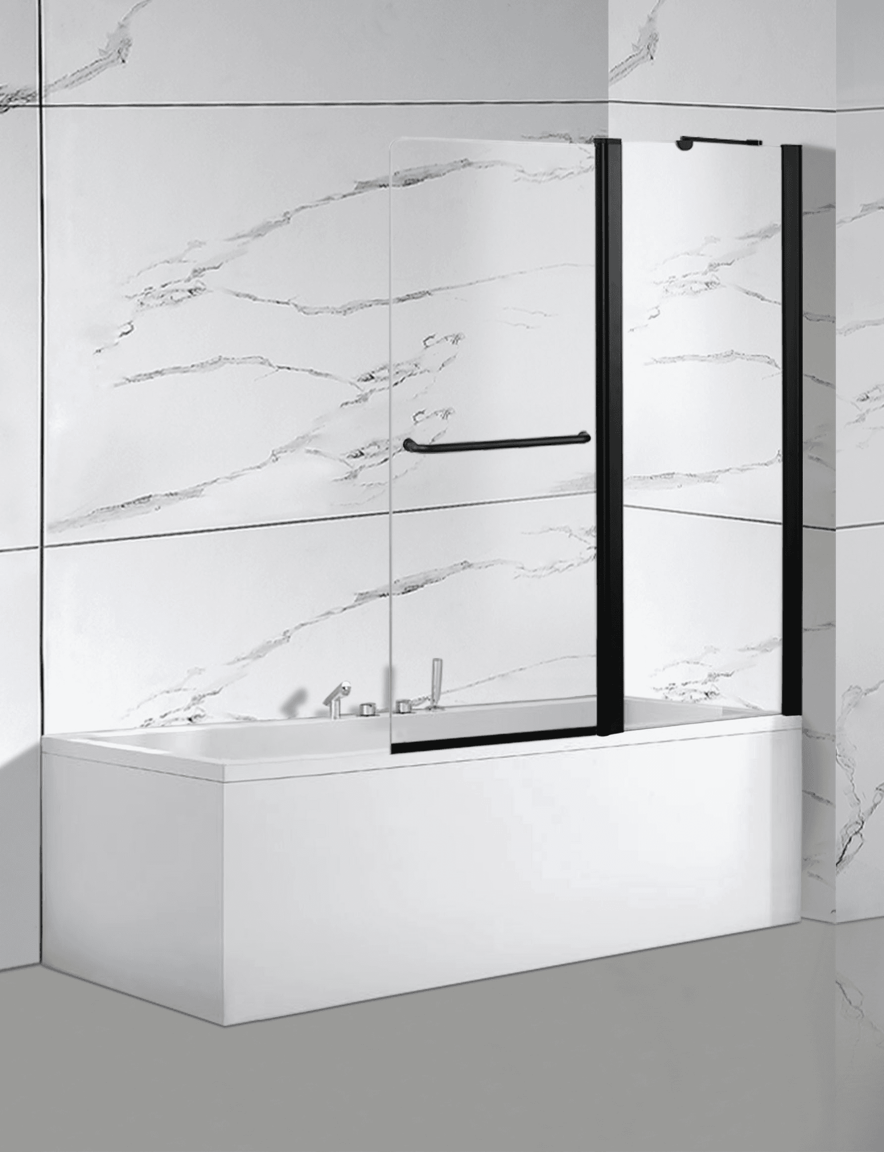 bath screens שקוף